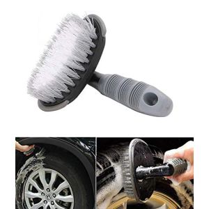 Stela Wheel Tire Rim Scrub Brush Hub Clean Wash Useful Brush Car Truck Motorcycle Bike Washing Cleaning Tool for Volkswagen
