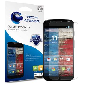 Tech Armor HD Clear Screen Protector for Motorola Moto X (Pack of 3)