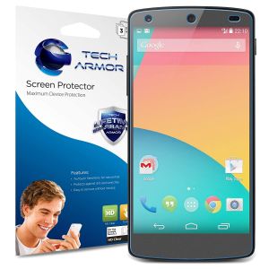Tech Armor HD Clear Screen Protector for Google Nexus 5 (Pack of 3)