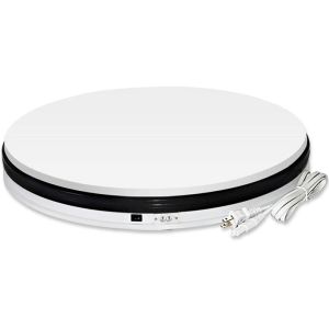 Stela NA-350 35cm 3 Speed Electric Motorized Turntable Mini Rotating Mirror Display Stand