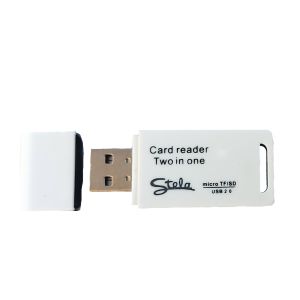 Stela 2 in 1 USB 2.0  SDHC,Micro-SD,TF Card Reader
