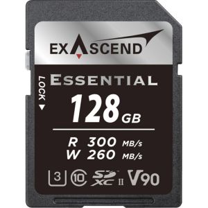 Exascend 128GB Catalyst SDXC, UHS-II, V90 Memory Card
