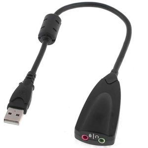 Stela USB External Sound Card  Virtual 7.1 Plus 3D Stereo Surround Plug and Play