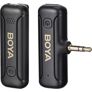 BOYA BY-WM3T2-M1 Wireless Lavalier Microphone Plug Play Microphone with 3.5mm TRS Connector