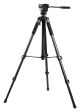 E-Image EI-7010A 5.5ft Tripod Stand Kit with Hydraulic Fluid Head for DSLR & Video Camera Canon Nikon Payload 3KG