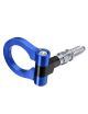 Stela Blue Aluminum Front Or Rear Racing Screw on Towing Hook for Cars