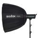 Godox P90L 90cm Deep Parabolic Softbox with Elinchrom Mount Adapter Ring for Elinchrom Mount Lights