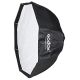 GODOX SB-GUE95 95cm Octagonal Umbrella Softbox with Elichrom Mount for Speedlite (Black) 