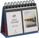 Stela 68 Pockets Desk Calendar Style Photo Album Mini 8 9 25 50s 70 90 Films(cobalt blue)