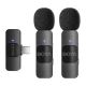 BOYA BY-V20 USB-C Wireless Microphone with Noise Cancelling, Compatible with Android/Type-C Smartphones
