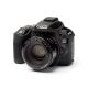 EasyCover Canon  200D-Black Silicone Camera Case  