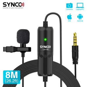 Synco Lav-S8 Lavalier Microphone, Broadcast-Quality With Inbuilt Auto-Identification